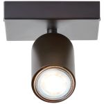 Brilliant Jello Deckenleuchte Metall Matt Schwarz 4.5W 345lm - 830 Warmweiß | Inkl. 1x GU10